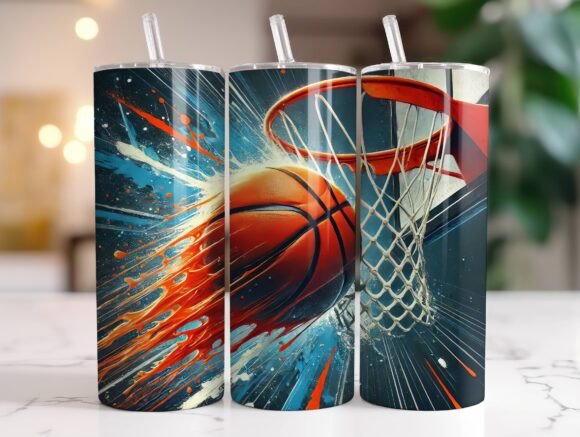Basketball Tumbler Wrap Design Review