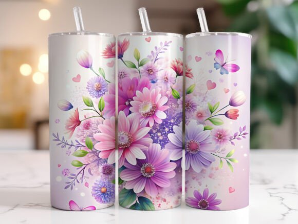Cherry Blossom Floral 20oz Tumbler Wrap Review