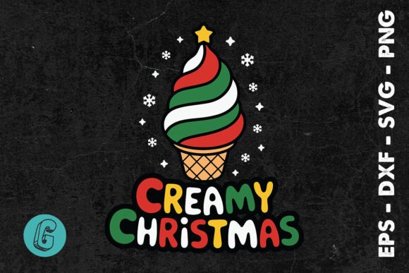 Creamy Christmas Ice Cream SVG Review