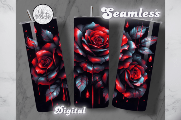 Dark Gothic Rose Tumbler Wrap Review