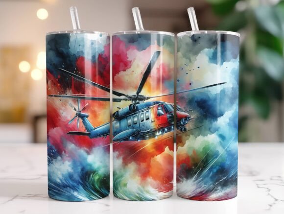 Helicopter Tumbler Wrap Design Review