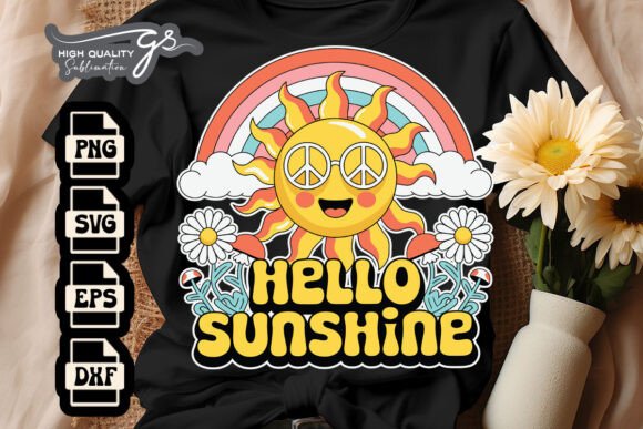 Hello Sunshine Retro Hippie SVG Review
