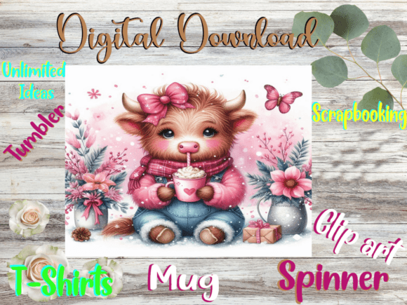 Highland Cow and Cocoa Pink Embroidery Design Review