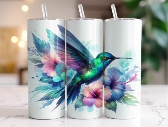 Hummingbirds Floral Tumbler Wrap Review