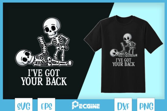 I ve Got Your Back Skeleton Take SVG Review