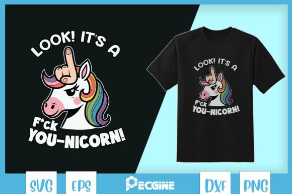 Look It's a F-you Unicorn SVG Review for Embroidery Projects
