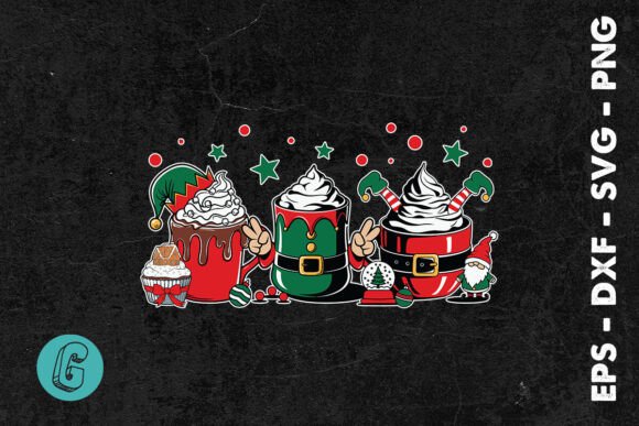 Merry Christmas Food Latte Coffee SVG Review