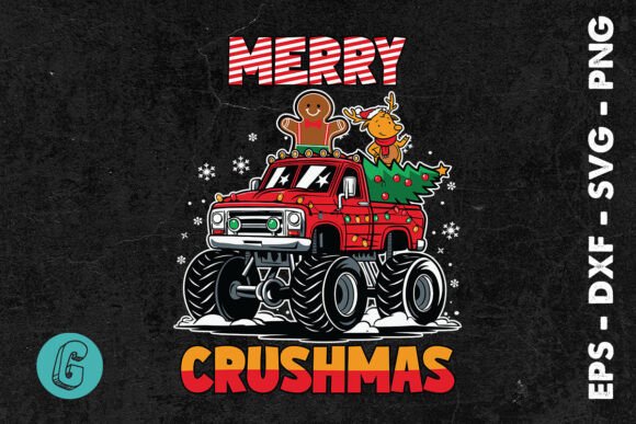 Merry Christmas Monster Truck SVG Review