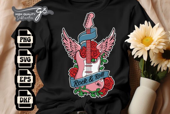 Music Guitar Rock and Roll SVG Review