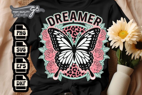 Pink Butterfly Dreamer Quotes SVG Review