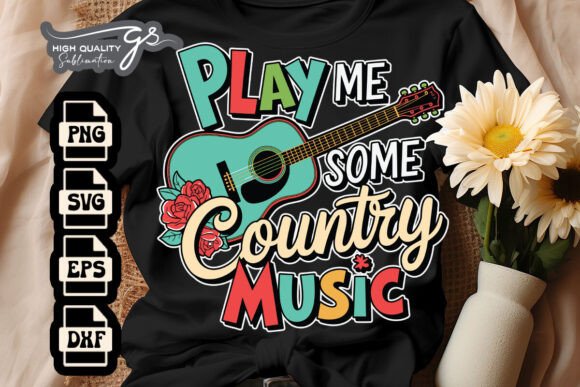 Play Me Some Country Music Guitar SVG Review