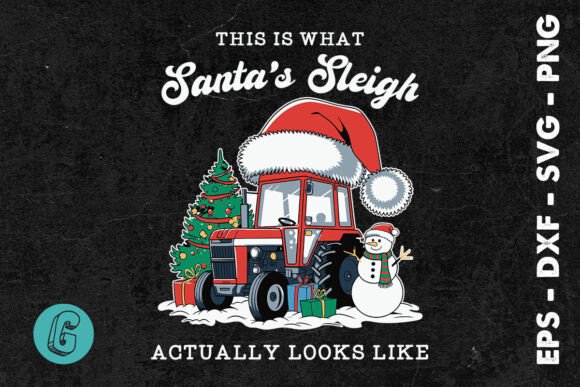 This Is My Santa Sleigh SVG Review