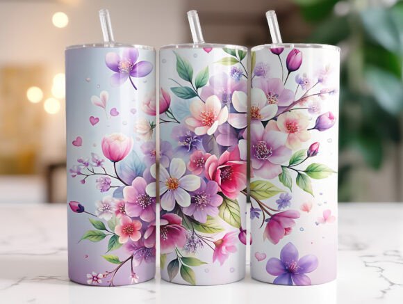 Whimsical Floral Bliss Tumbler Wrap Review